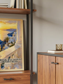 The Greek Tycoon's Virgin Mistress book watercolour illustration paper finish options – matte satin gloss