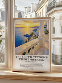 The Greek Tycoon's Virgin Mistress bookish poster colour and style options – Chantelle Shaw book art