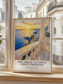 The Greek Tycoon's Virgin Mistress book cover poster colour and style options – Chantelle Shaw book art