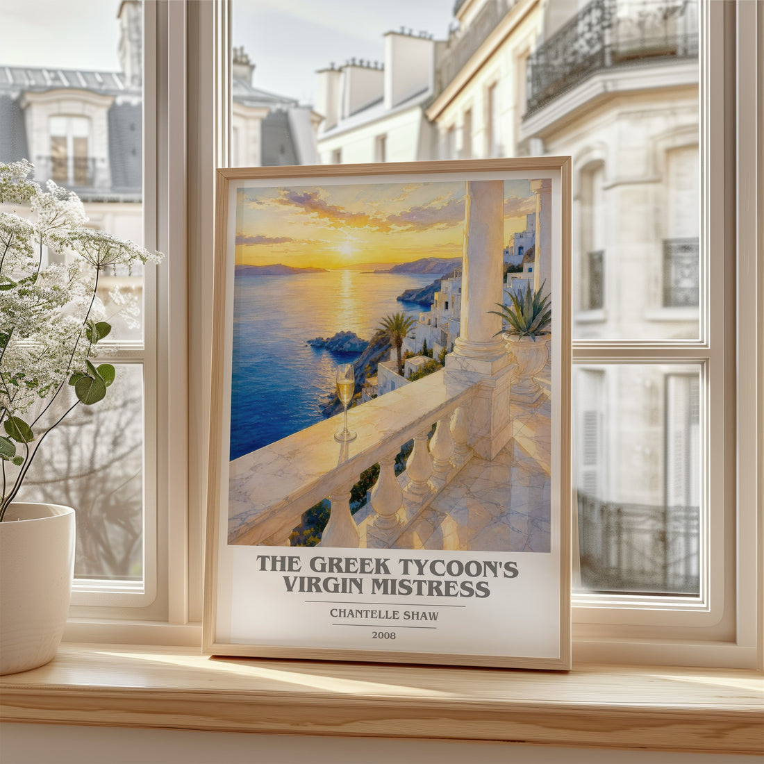 The Greek Tycoon's Virgin Mistress book cover poster colour and style options – Chantelle Shaw book art