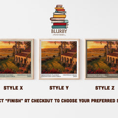 Argentinian Playboy, Unexpected Love-Child literary print in frame leaning in hallway – romance wall art