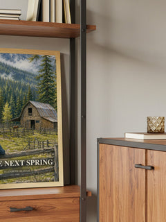 Come Next Spring book watercolour illustration paper finish options – matte satin gloss