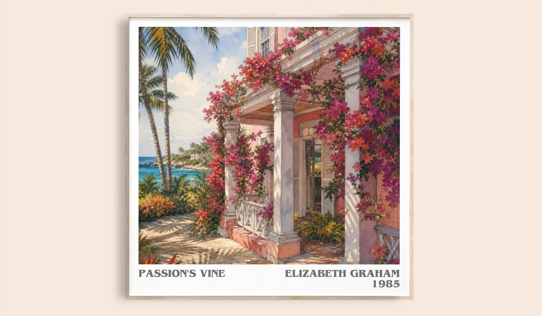 Passion's Vine Literary Art Print by Elizabeth Graham