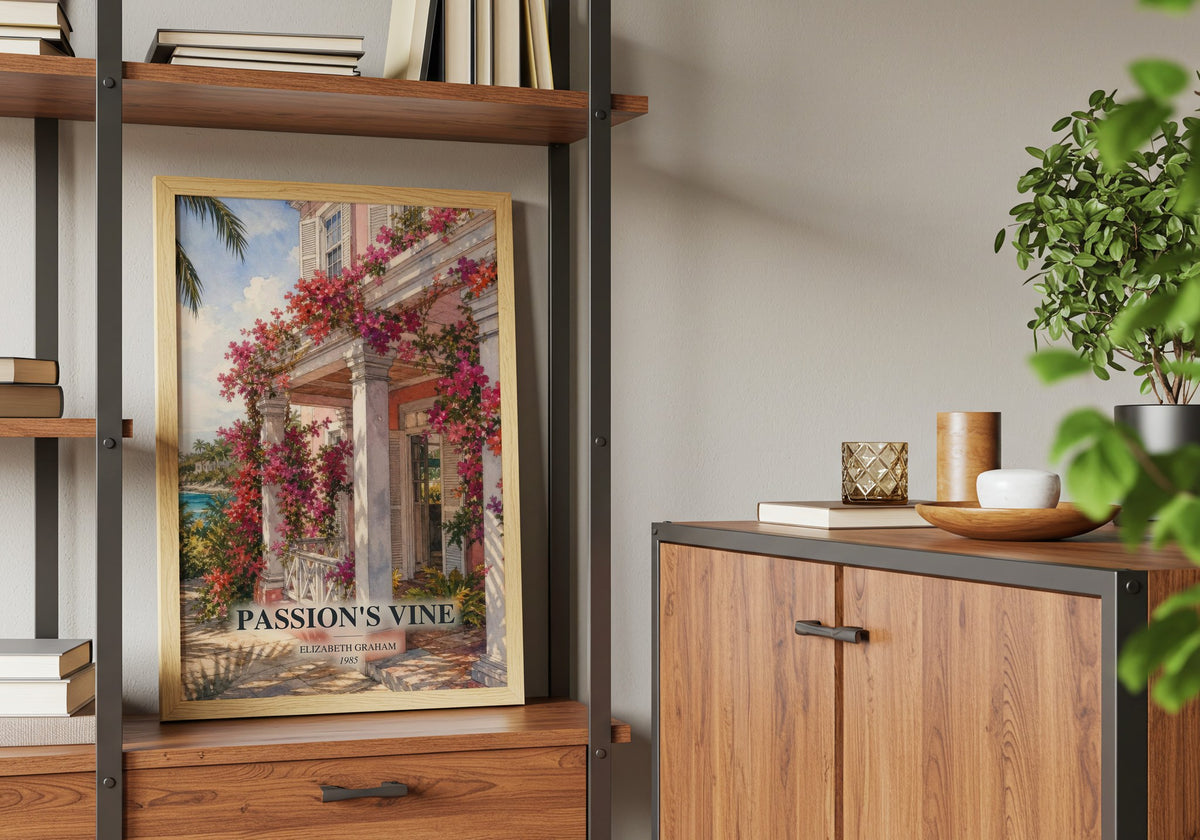 Passion's Vine book watercolour illustration paper finish options – matte satin gloss