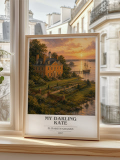 My darling Kate book cover poster colour and style options – Elizabeth Graham book art