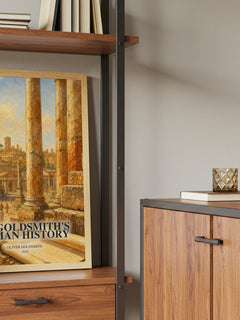 Dr Goldsmith's Roman history book watercolour illustration paper finish options – matte satin gloss