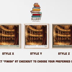 The poems and plays. literary print in frame leaning in hallway – poetry wall art