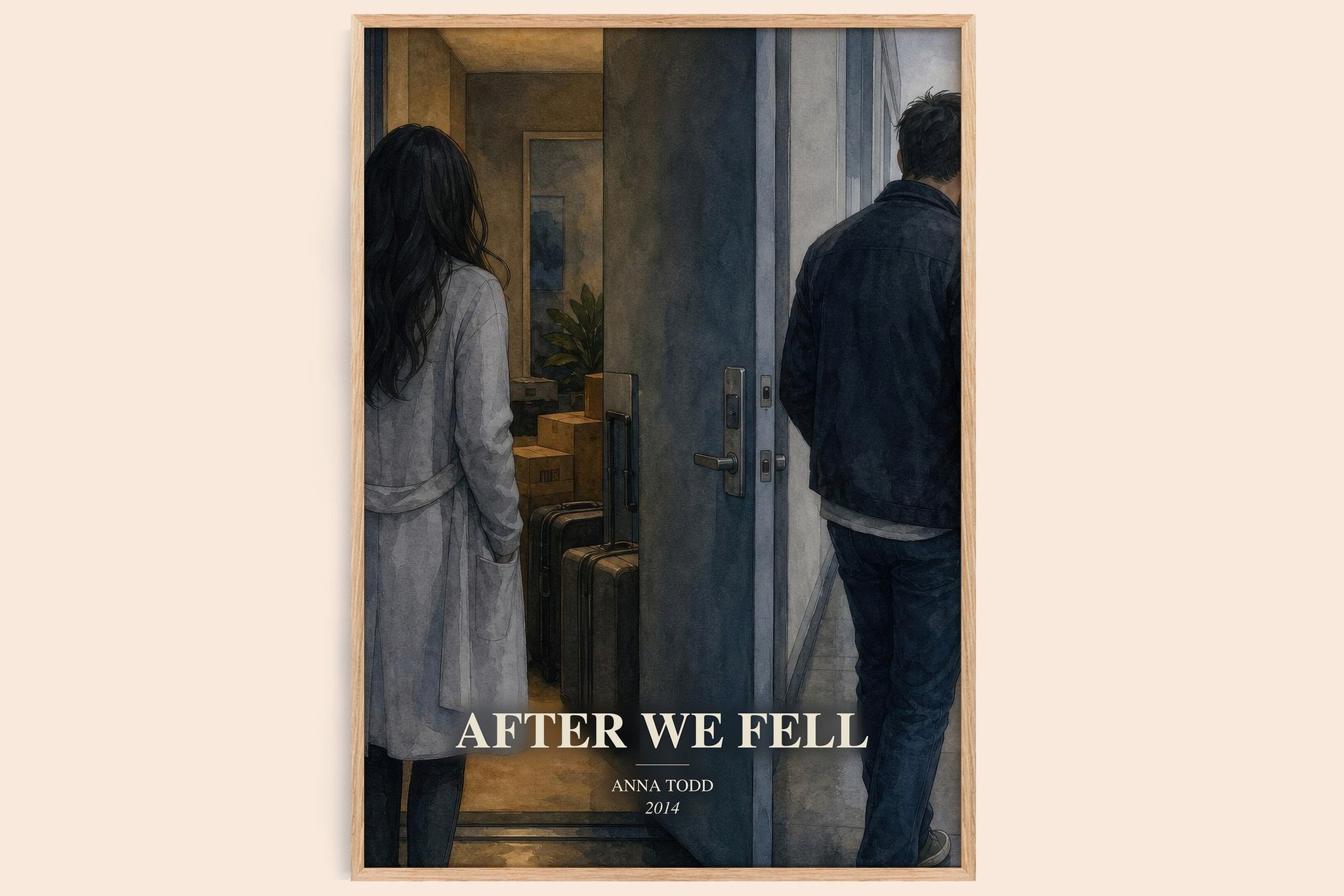After We Fell Book Watercolour Illustration by Anna Todd