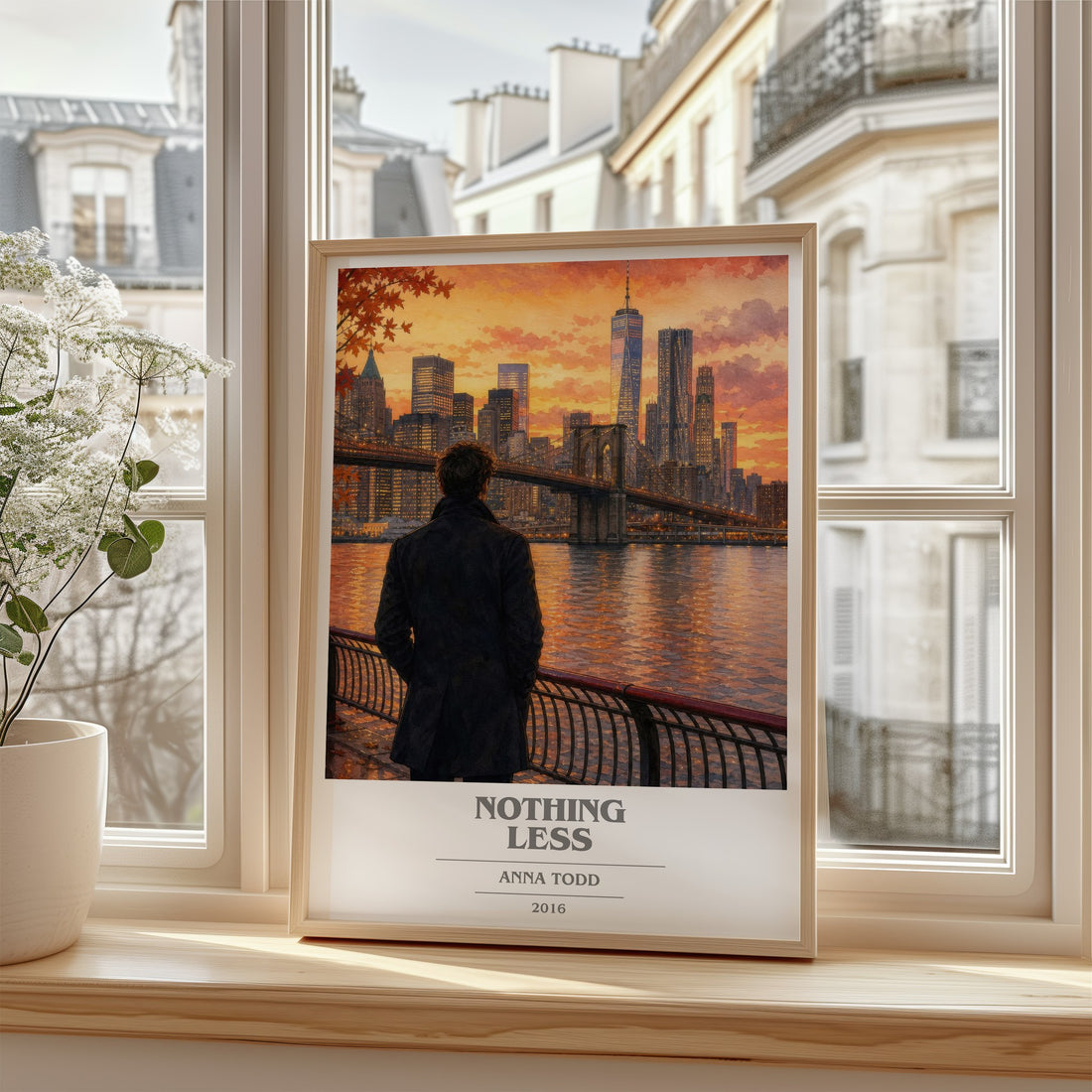 Nothing less book cover poster colour and style options – Anna Todd book art