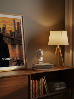 Nothing less watercolour print on bookshelf – Anna Todd fan gift