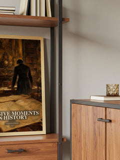 Decisive moments in history book watercolour illustration paper finish options – matte satin gloss