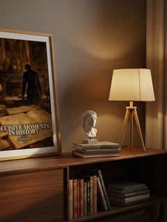 Decisive moments in history watercolour print on bookshelf – Stefan Zweig fan gift