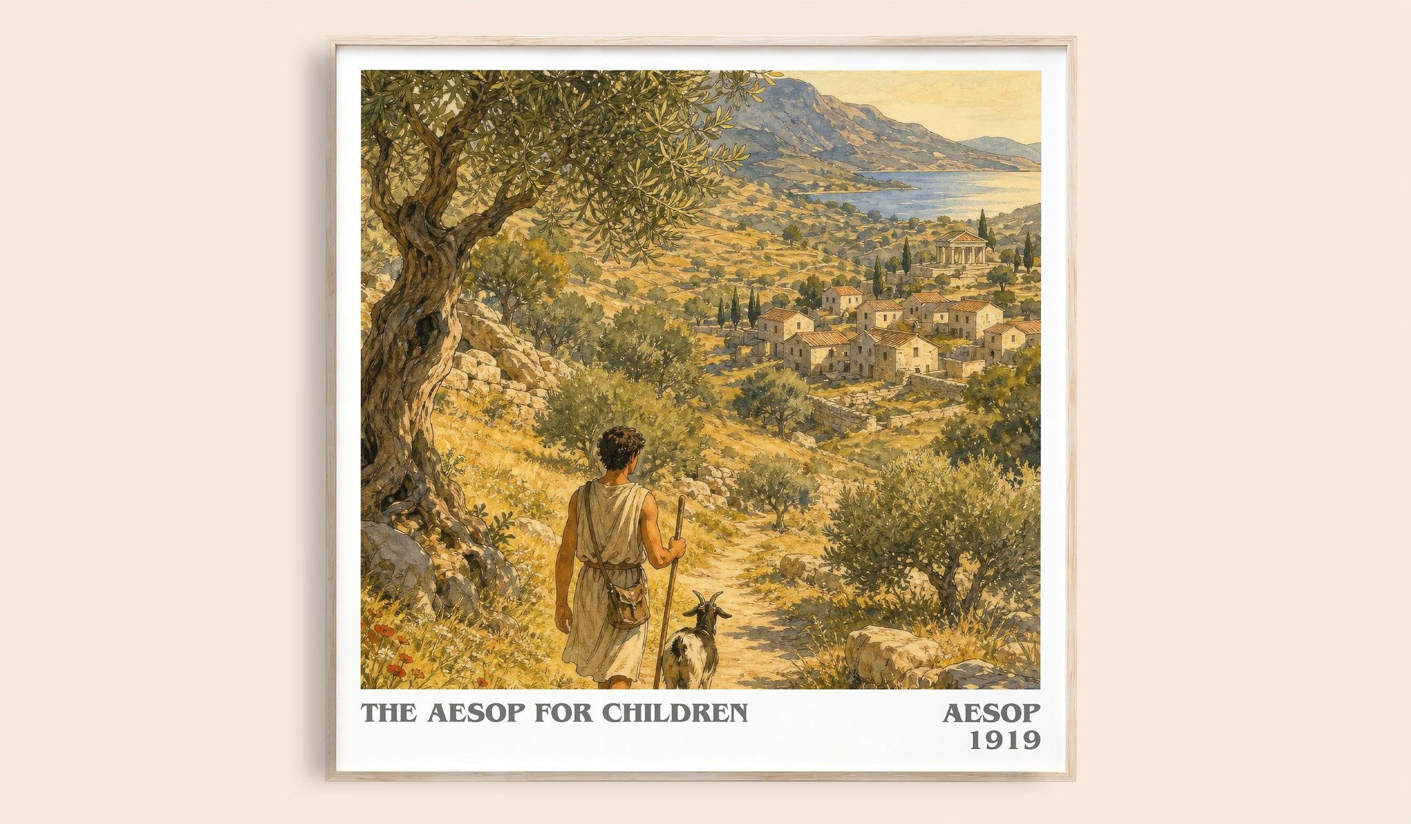 The Aesop for children Literary Art Print by Aesop