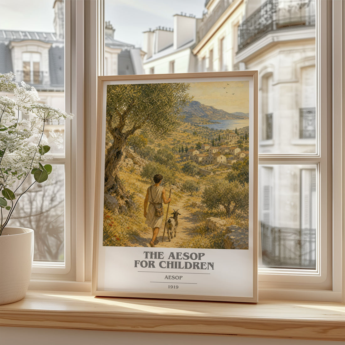 The Aesop for children book cover poster colour and style options – Aesop book art