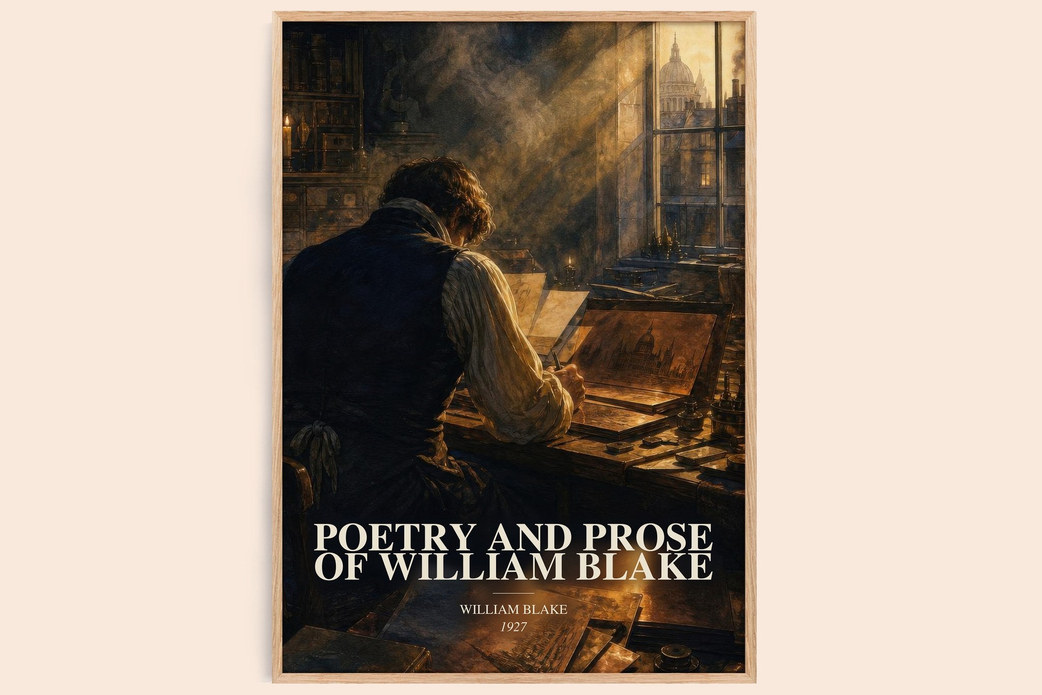 Poetry and prose of William Blake Book Watercolour Illustration by William Blake