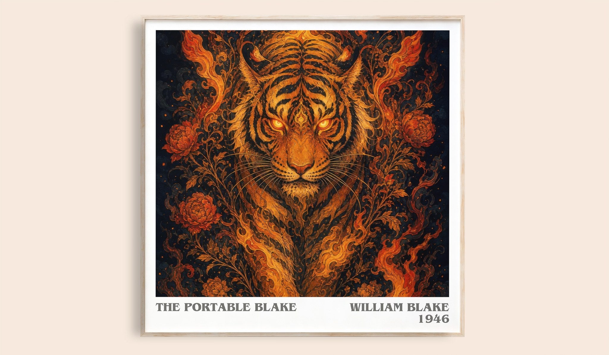 The portable Blake Literary Art Print by William Blake