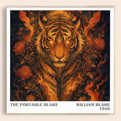 The portable Blake literary book poster by William Blake – framed literary art print