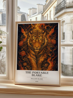 The portable Blake book cover poster colour and style options – William Blake book art