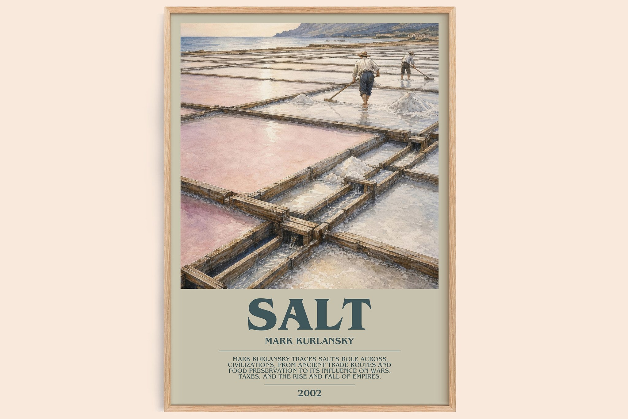 Salt Bookish Wall Art by Mark Kurlansky