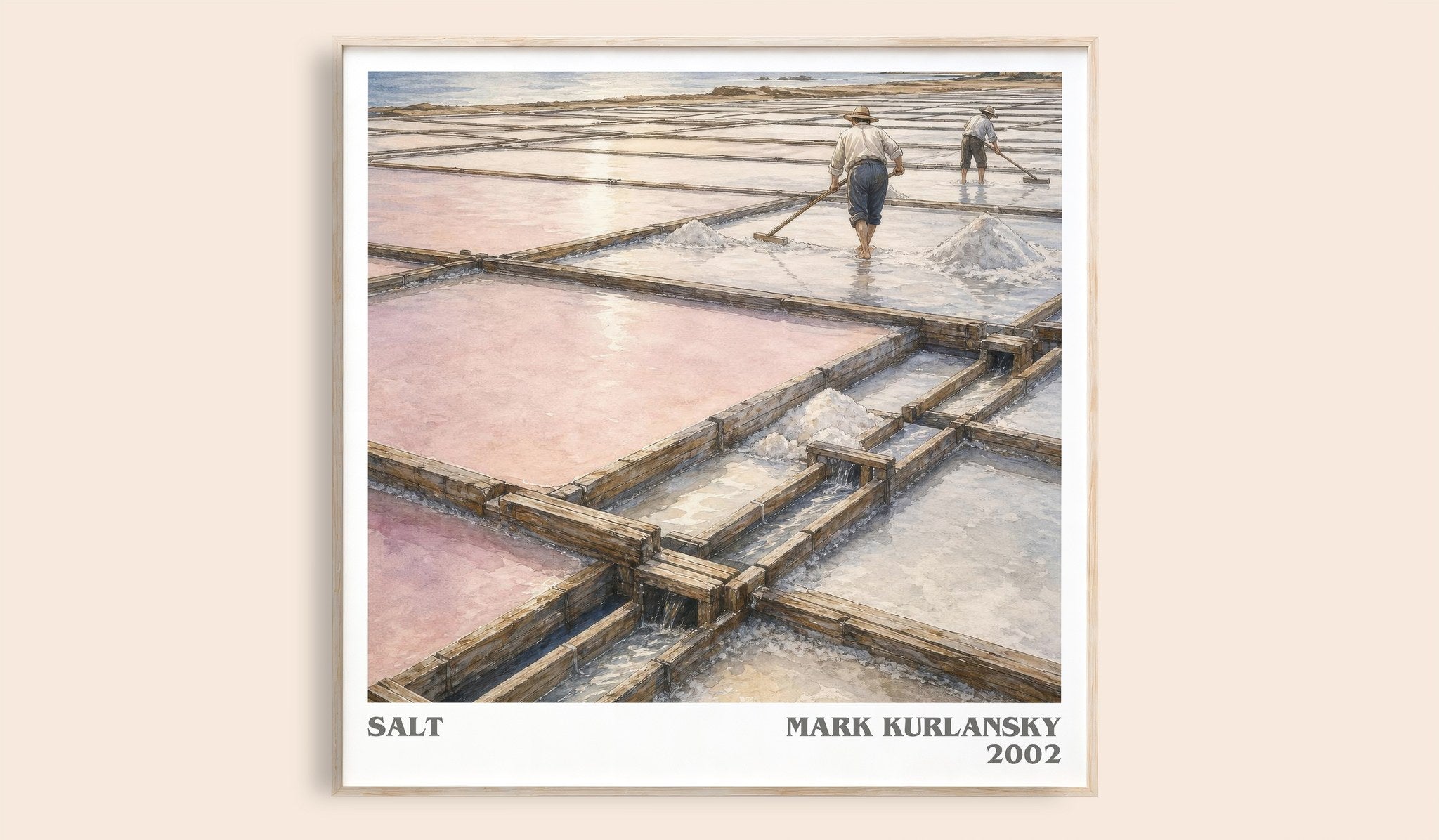 Salt Literary Art Print by Mark Kurlansky