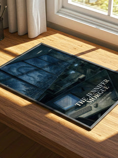 The Jennifer Morgue watercolour book poster framed on wall – sci fi wall art