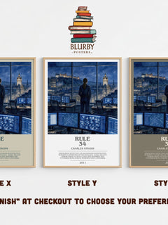 Rule 34 bookish print in frame leaning in hallway – sci fi wall art