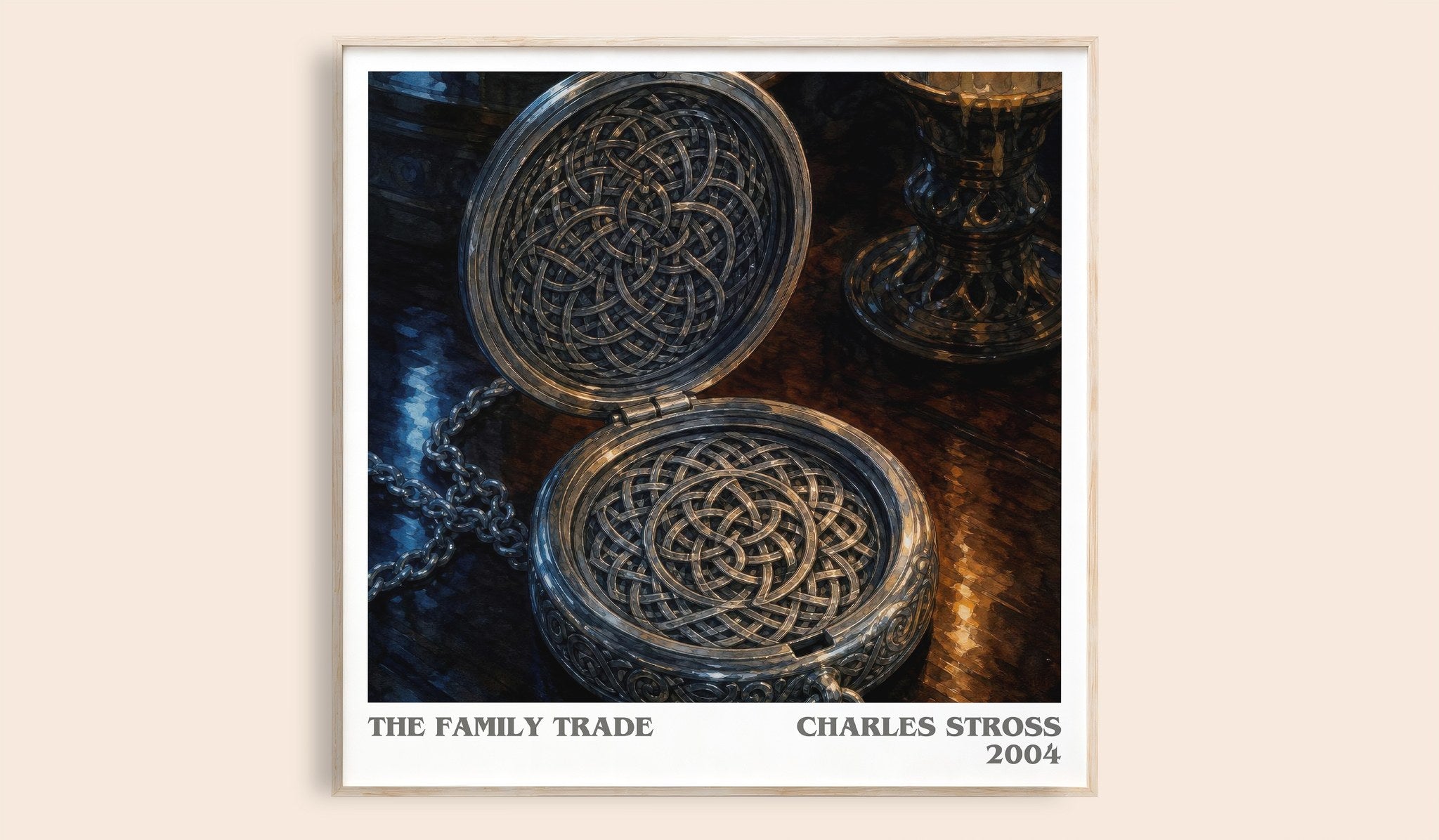 The family trade Literary Art Print by Charles Stross