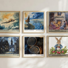 The family trade literary art print colour and style options – Charles Stross book art