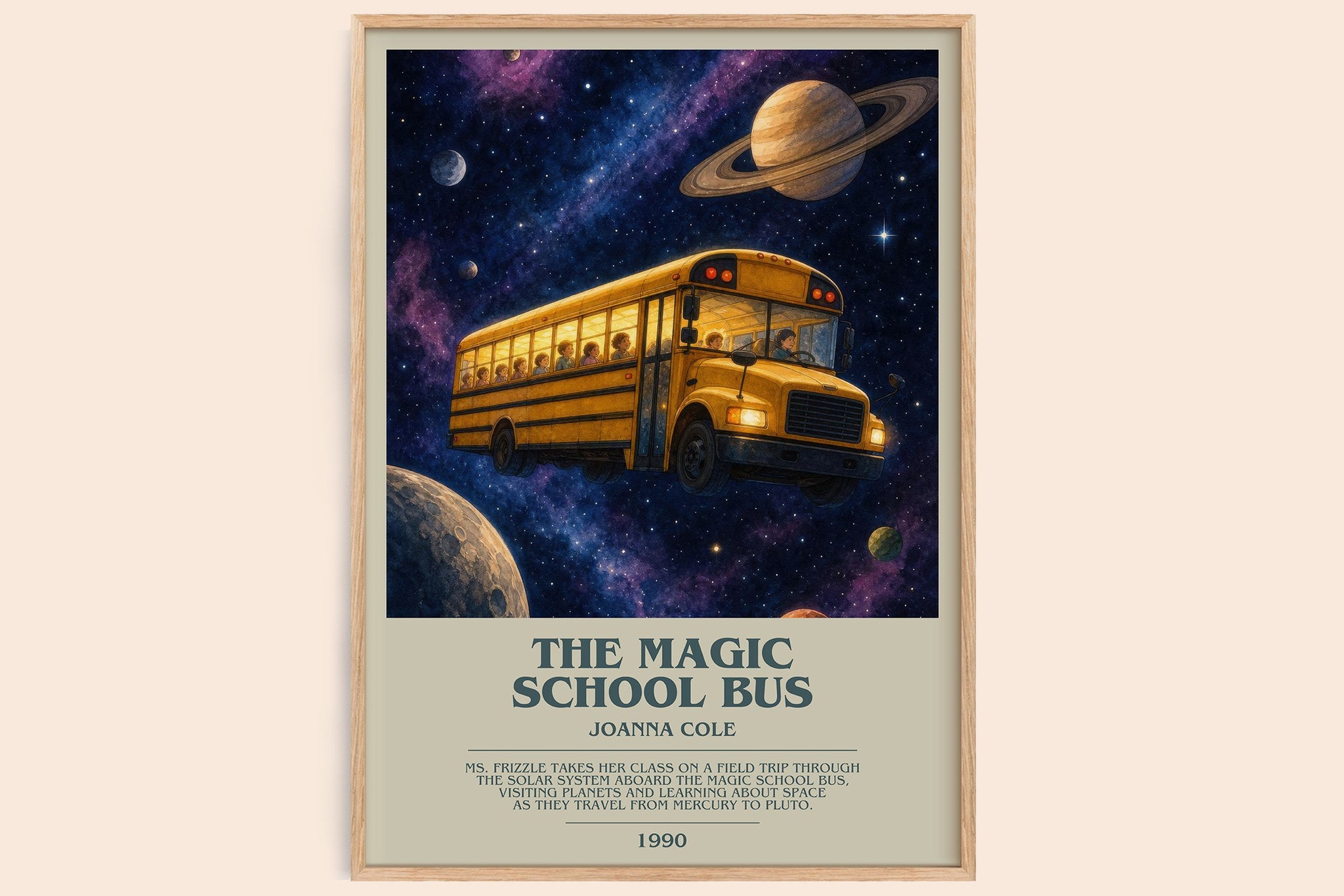 The Magic School Bus Bookish Wall Art by Joanna Cole