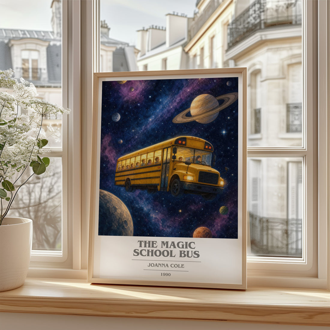 The Magic School Bus book cover poster colour and style options – Joanna Cole book art