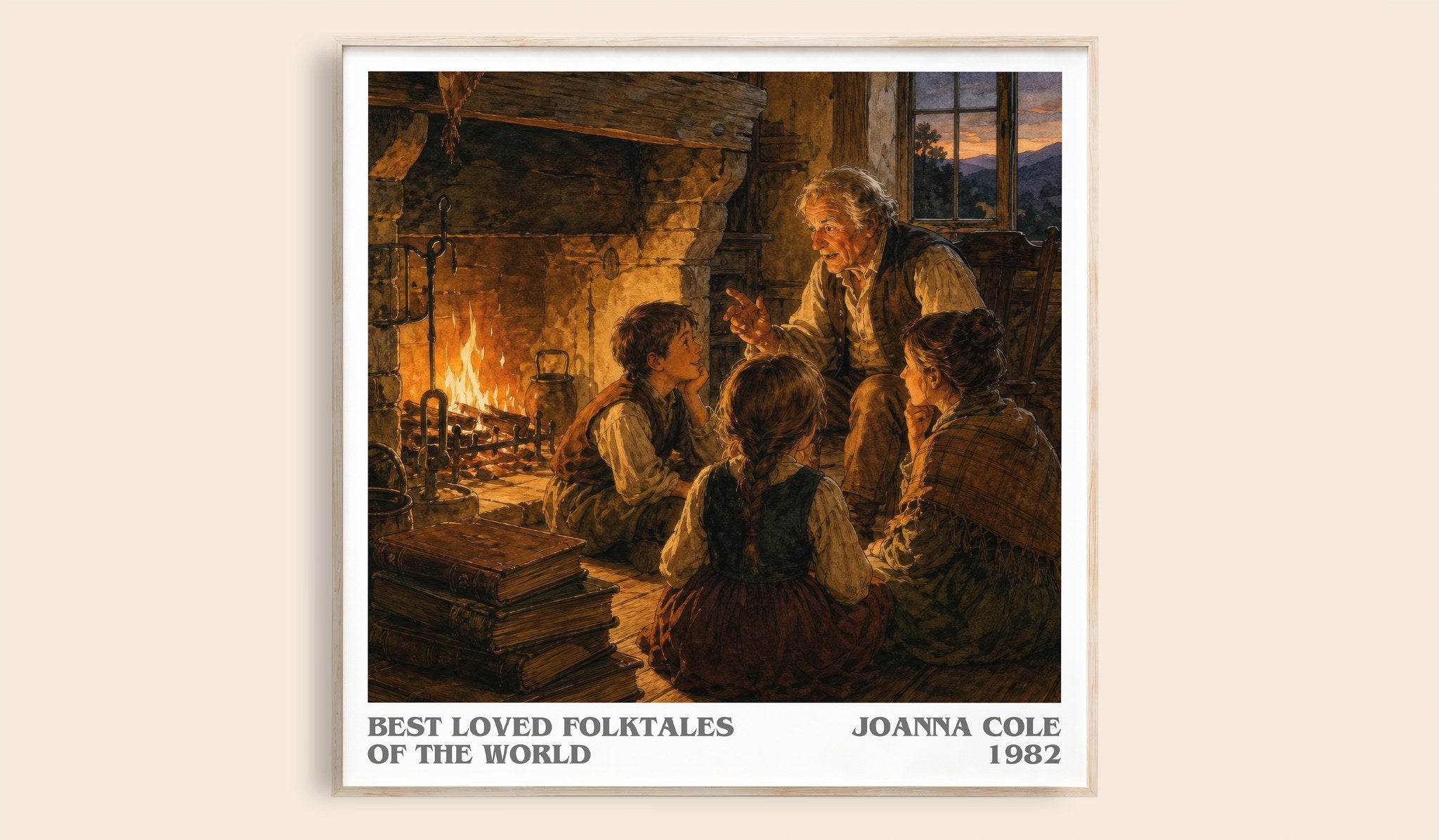 Best Loved Folktales of the World Literary Art Print by Joanna Cole