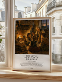 Best Loved Folktales of the World bookish poster colour and style options – Joanna Cole book art