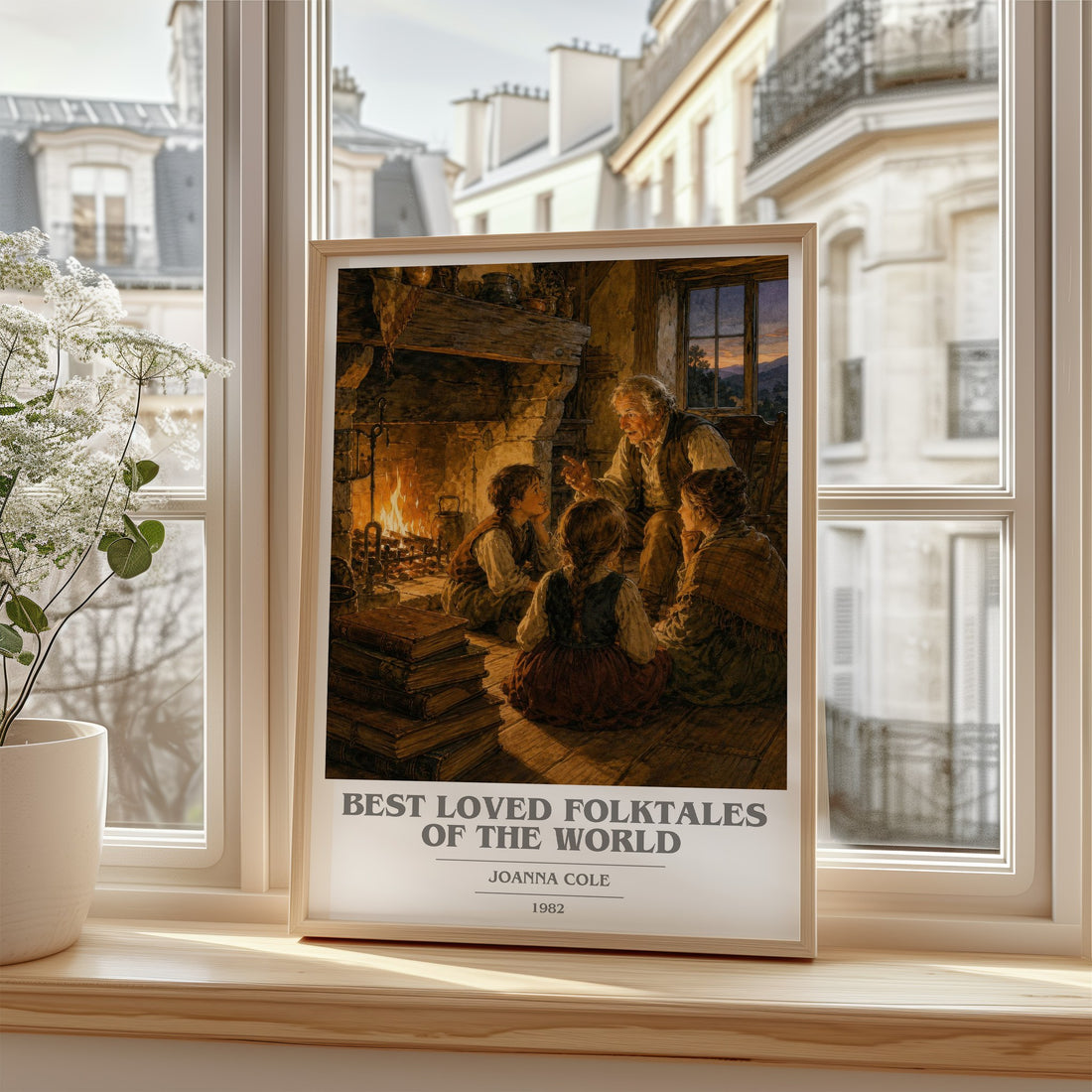 Best Loved Folktales of the World book cover poster colour and style options – Joanna Cole book art
