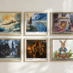 Best Loved Folktales of the World literary art print colour and style options – Joanna Cole book art
