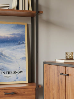 Lost in the snow book watercolour illustration paper finish options – matte satin gloss
