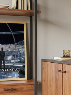 Alien Contact book watercolour illustration paper finish options – matte satin gloss