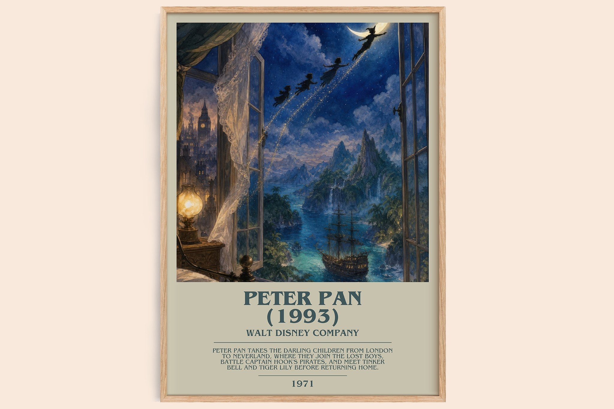 Peter Pan (1993) Bookish Wall Art by Walt Disney Company