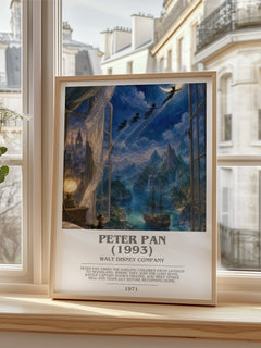 Peter Pan (1993) bookish poster colour and style options – Walt Disney Company book art