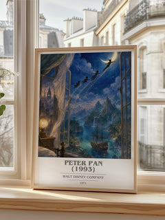 Peter Pan (1993) book cover poster colour and style options – Walt Disney Company book art