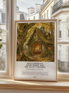 Walt Disney's Snow White and the seven dwarfs bookish poster colour and style options – Walt Disney Company book art
