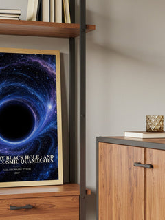 Death by black hole : and other cosmic quandaries book watercolour illustration paper finish options – matte satin gloss