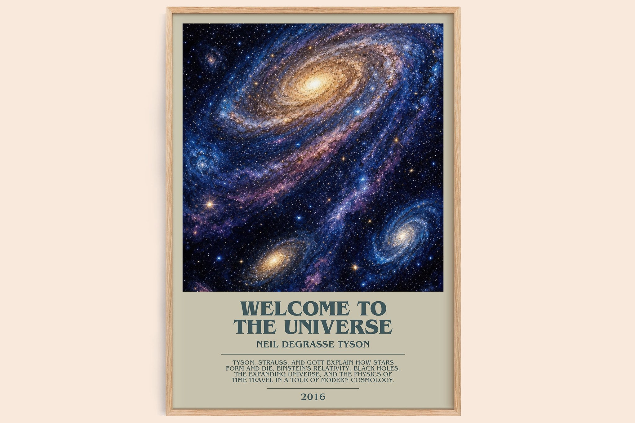 Welcome to the Universe Bookish Wall Art by Neil deGrasse Tyson
