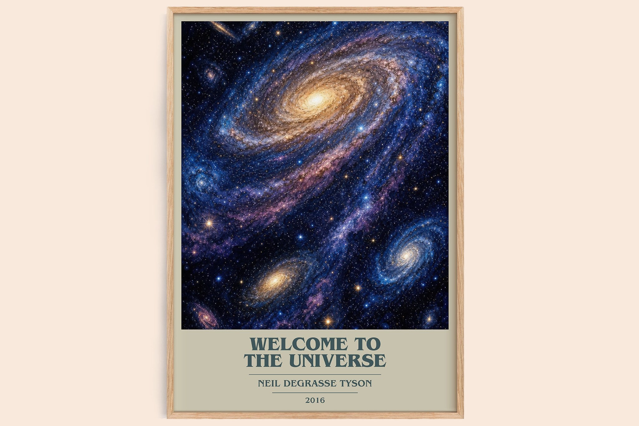 Welcome to the Universe Book Cover Poster by Neil deGrasse Tyson