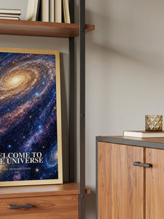 Welcome to the Universe book watercolour illustration paper finish options – matte satin gloss