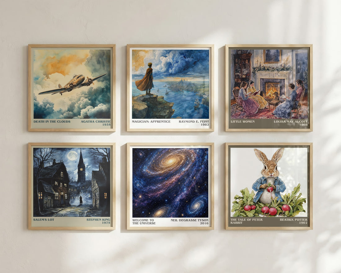 Welcome to the Universe literary art print colour and style options – Neil deGrasse Tyson book art