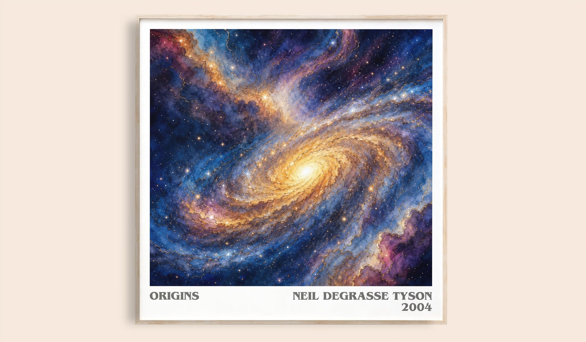 Origins Literary Art Print by Neil deGrasse Tyson