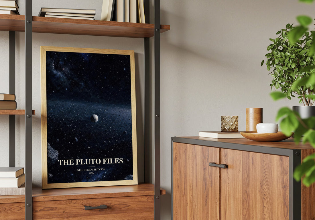 The Pluto Files book watercolour illustration paper finish options – matte satin gloss