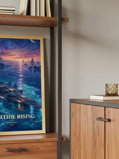 Startide Rising book watercolour illustration paper finish options – matte satin gloss