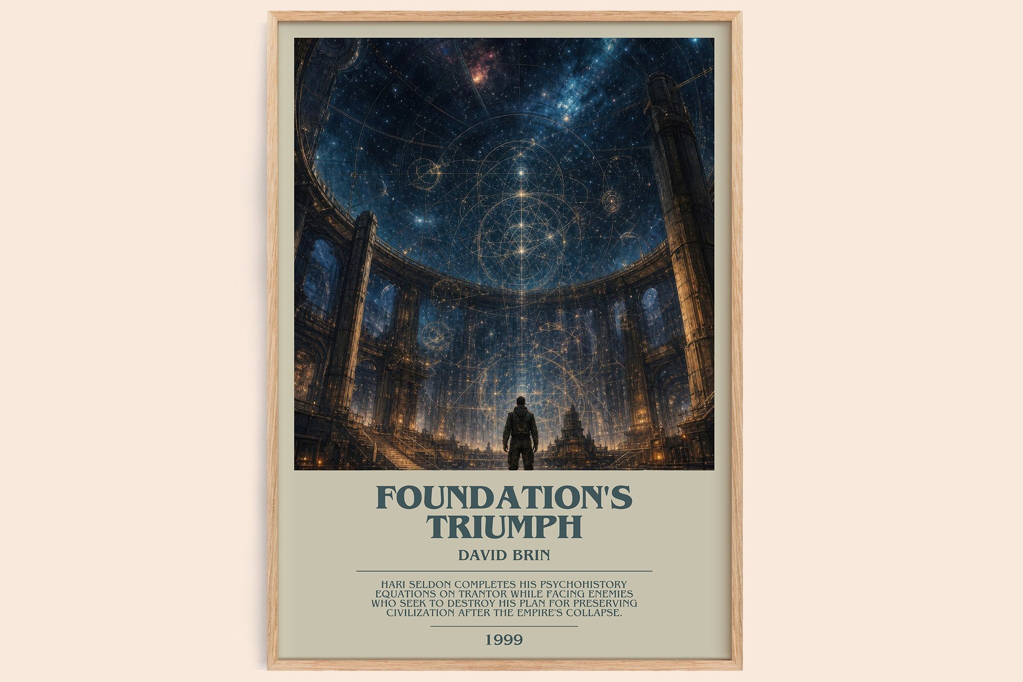 Foundation's Triumph Bookish Wall Art by David Brin