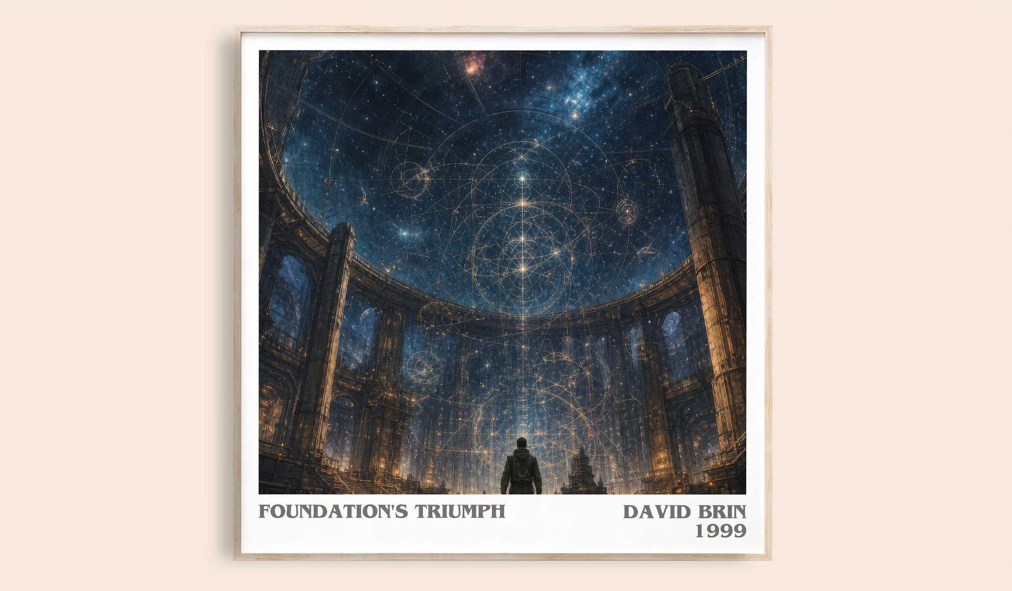 Foundation's Triumph Literary Art Print by David Brin